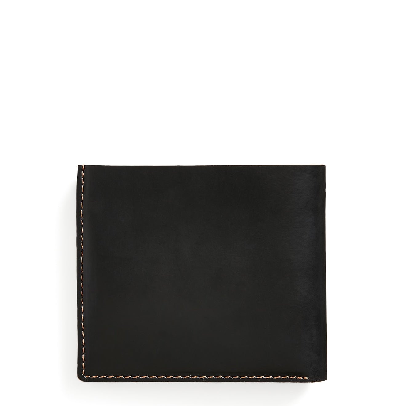RRL by Ralph Lauren Leather Billfold Wallet Black over Brown - The Sporting Lodge