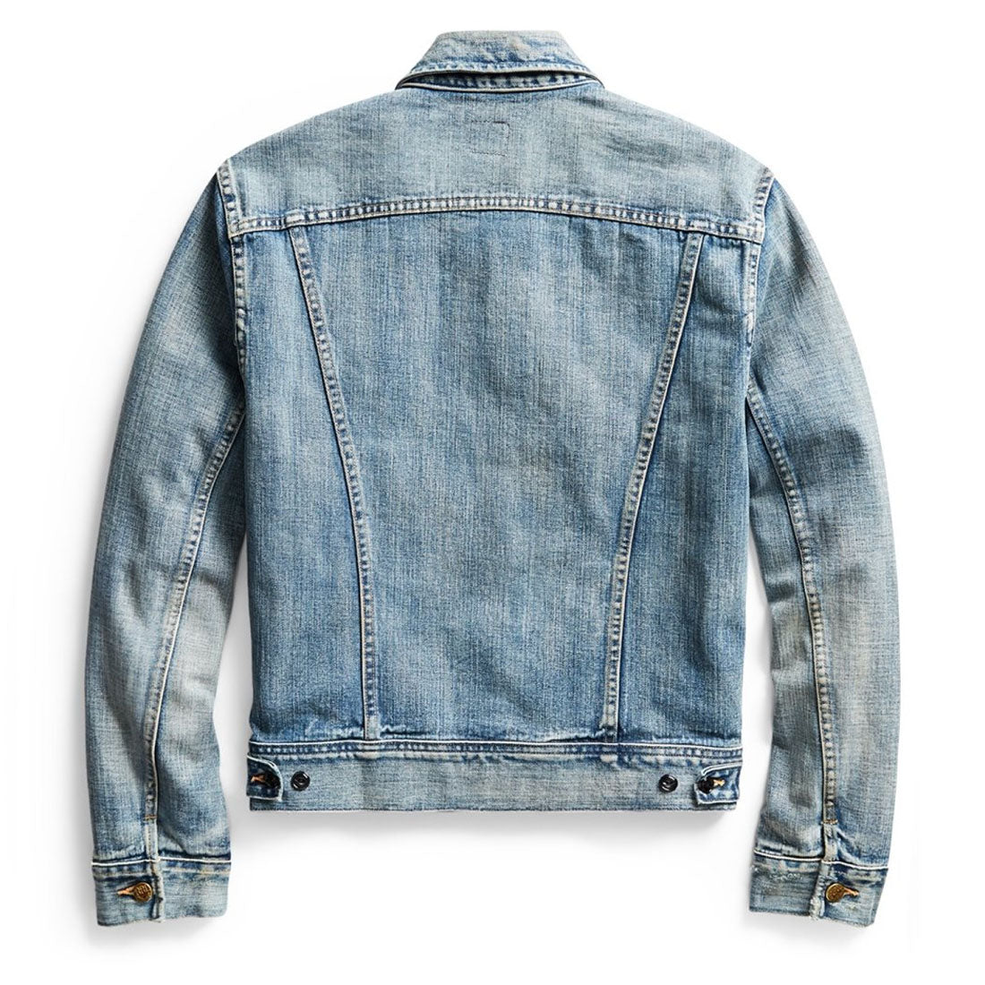 RRL by Ralph Lauren Leeland Indigo Denim Trucker Jacket Leeland Wash - The Sporting Lodge