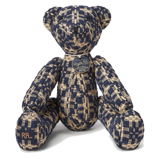 RRL by Ralph Lauren Limited-Edition Handwoven Bear Blue/Cream - The Sporting Lodge