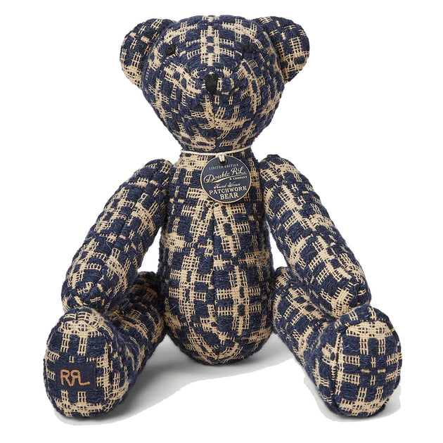 RRL by Ralph Lauren Limited-Edition Handwoven Bear Blue/Cream