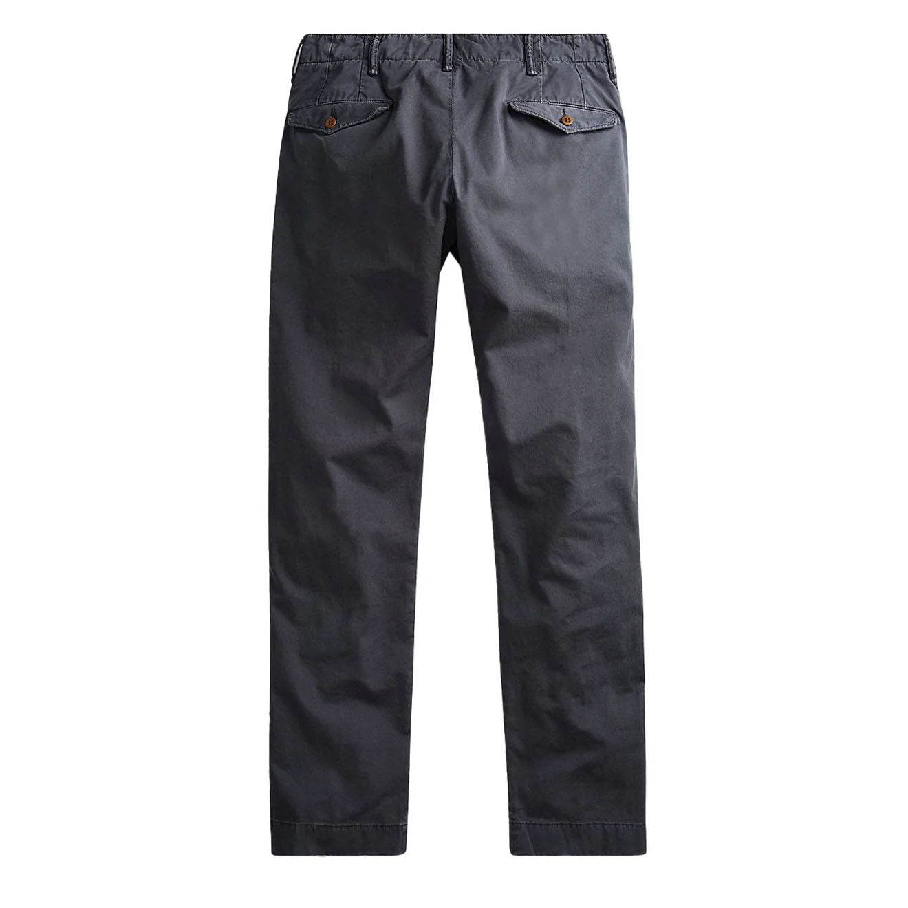 RRL by Ralph Lauren Officers Flat Front Chino Navy - The Sporting Lodge