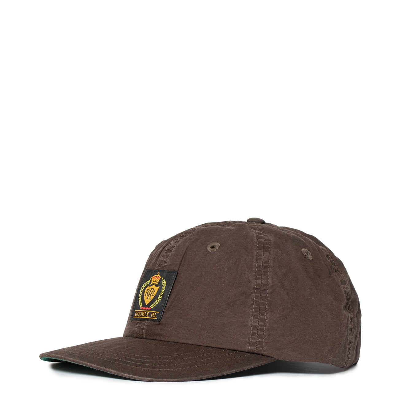 RRL by Ralph Lauren Oilcloth Ball Cap Dark Brown - The Sporting Lodge