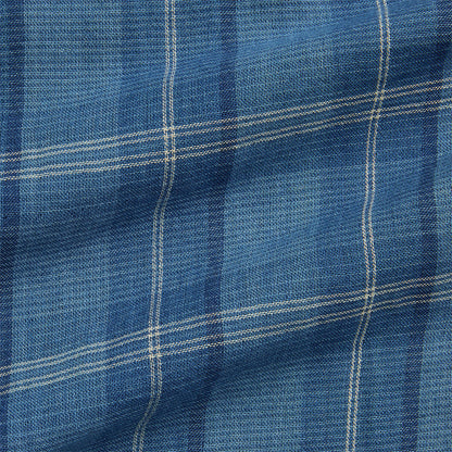 RRL by Ralph Lauren Plaid Double-Faced Workshirt Indigo Plaid - The Sporting Lodge