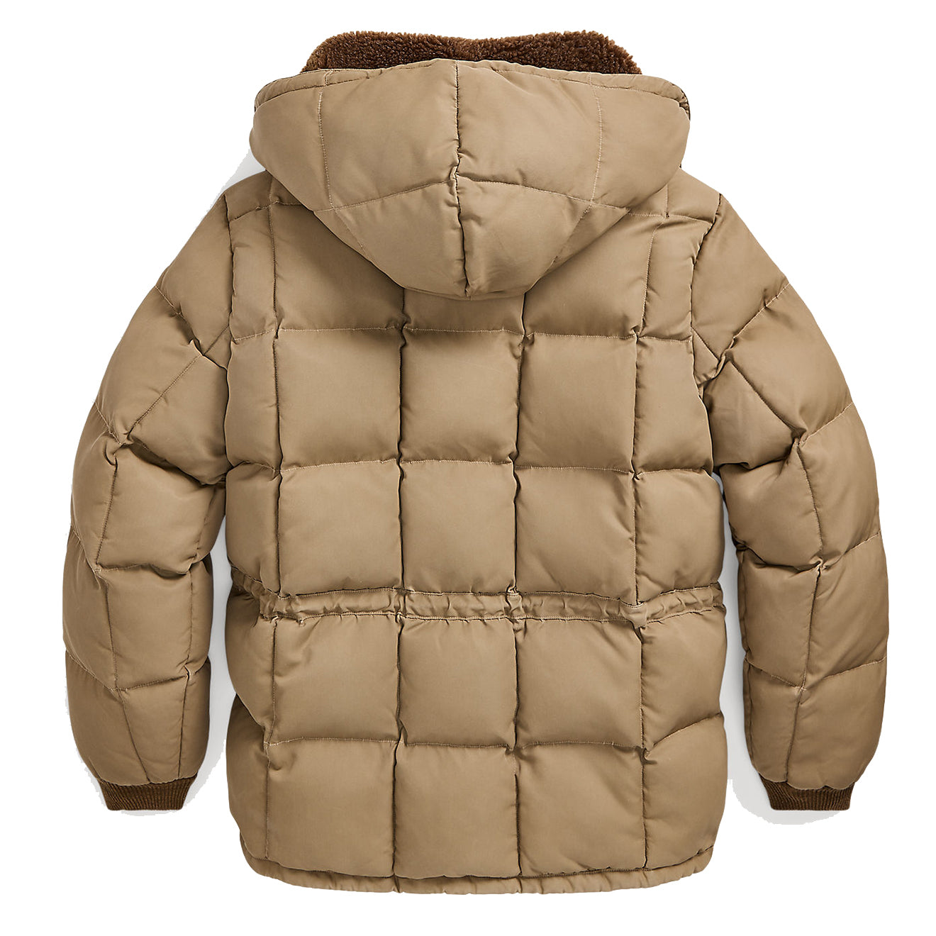 RRL by Ralph Lauren Quilted Hooded Jacket Vintage Khaki - The Sporting Lodge
