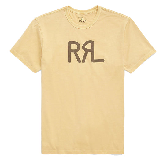 RRL by Ralph Lauren RRL Ranch Logo T-Shirt Yellow - The Sporting Lodge