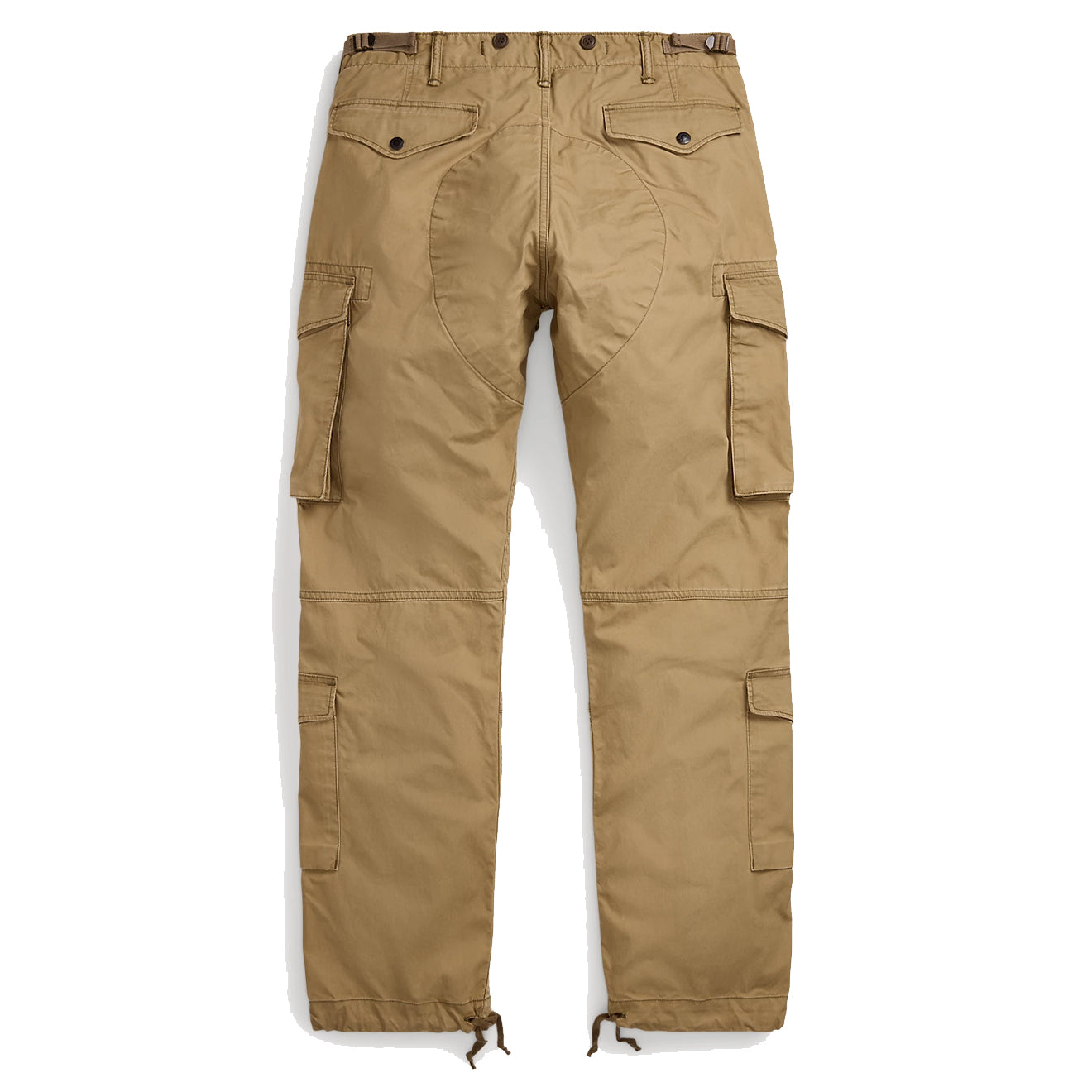 RRL by Ralph Lauren Regiment Poplin Cargo Trouser Dark Khaki - The Sporting Lodge
