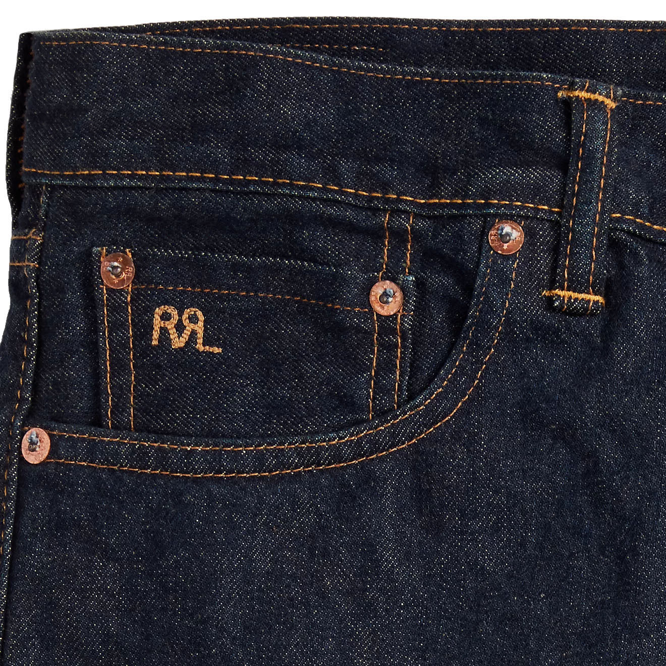 RRL by Ralph Lauren Slim Fit Selvedge Jean Once Washed 3 - The Sporting Lodge