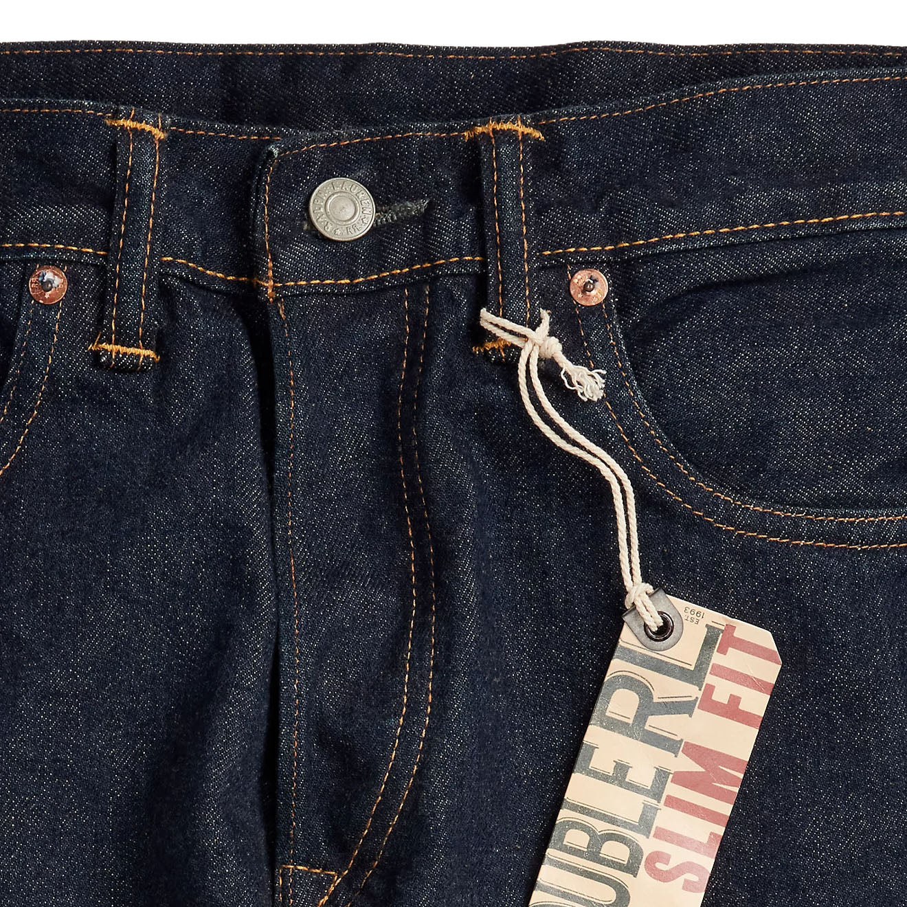 RRL by Ralph Lauren Slim Fit Selvedge Jean Once Washed 3 - The Sporting Lodge