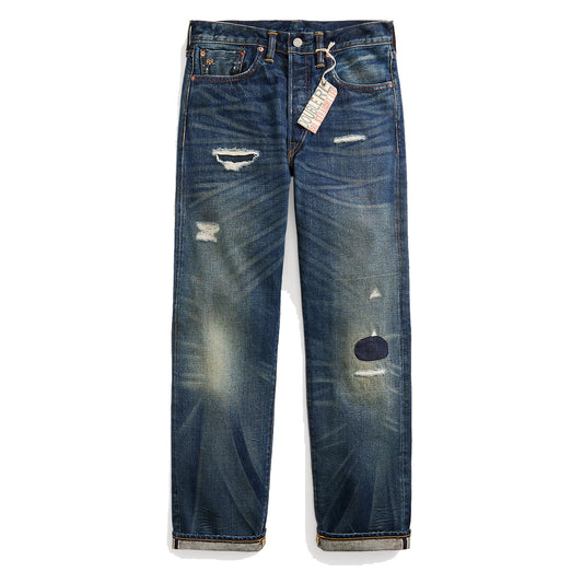 RRL by Ralph Lauren Straight Fit Hawley Selvedge Jean Hawley Wash - The Sporting Lodge