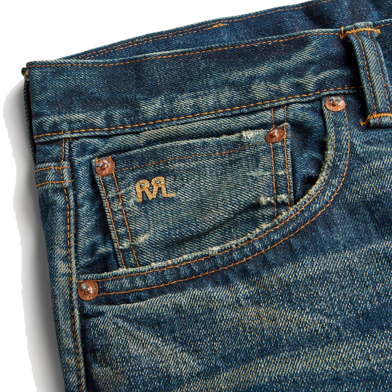RRL by Ralph Lauren Straight Fit Hawley Selvedge Jean Hawley Wash - The Sporting Lodge