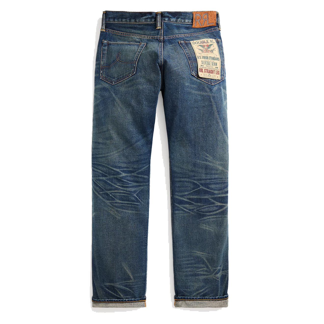 RRL by Ralph Lauren Straight Fit Hawley Selvedge Jean Hawley Wash - The Sporting Lodge
