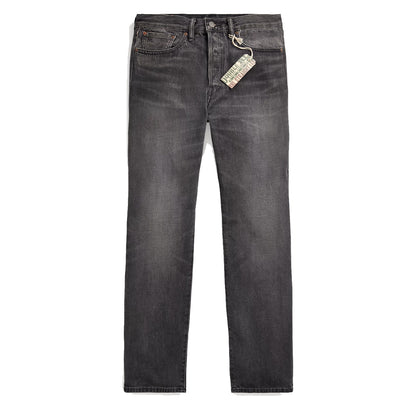 RRL by Ralph Lauren Straight Fit Jean Dusty Black Wash - The Sporting Lodge