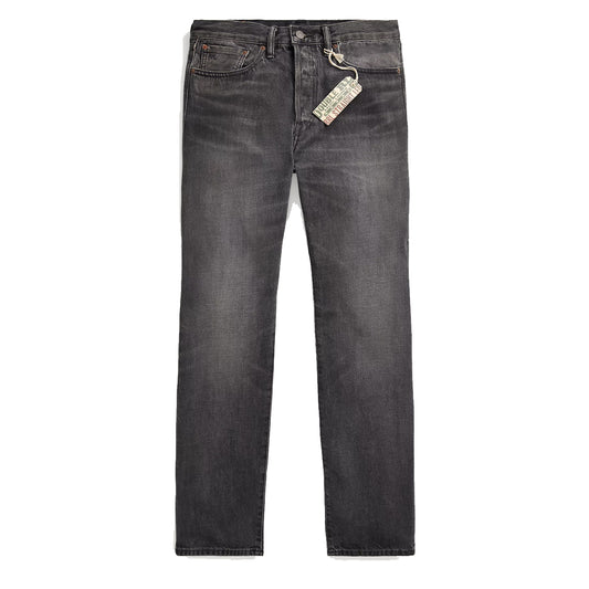 RRL by Ralph Lauren Straight Fit Jean Dusty Black Wash - The Sporting Lodge