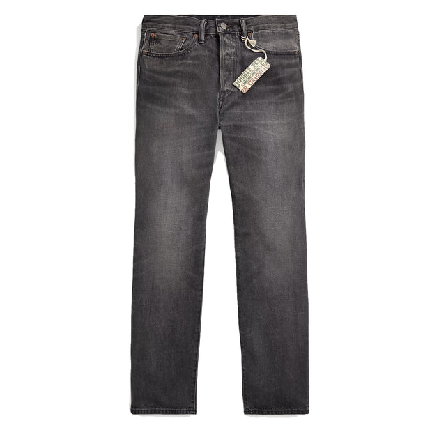 RRL by Ralph Lauren Straight Fit Jean Dusty Black Wash | The
