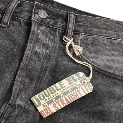 RRL by Ralph Lauren Straight Fit Jean Dusty Black Wash - The Sporting Lodge