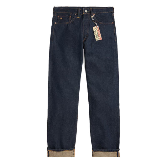 RRL by Ralph Lauren Straight Fit Low Waist Selvedge Jean Once Washed 3 - The Sporting Lodge