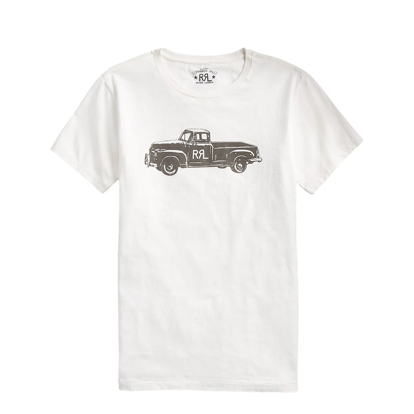 RRL by Ralph Lauren Truck Jersey T-Shirt Paper White