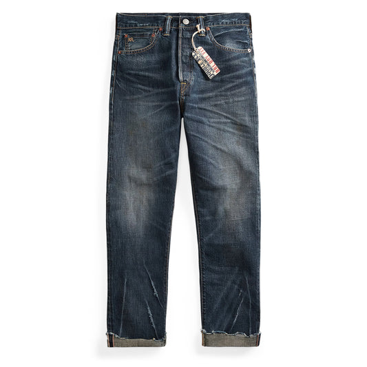 RRL by Ralph Lauren Womens Boy Fit Straight Jeans Danni Wash