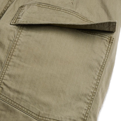 RRL by Ralph Lauren Womens Herrinbone Twill Cargo Trouser Faded Olive - The Sporting Lodge