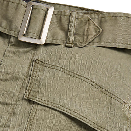 RRL by Ralph Lauren Womens Herrinbone Twill Cargo Trouser Faded Olive - The Sporting Lodge