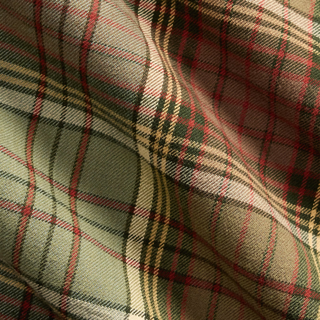 RRL by Ralph Lauren Womens Plaid Cotton Twill Shirtdress Green/Sage/Multi