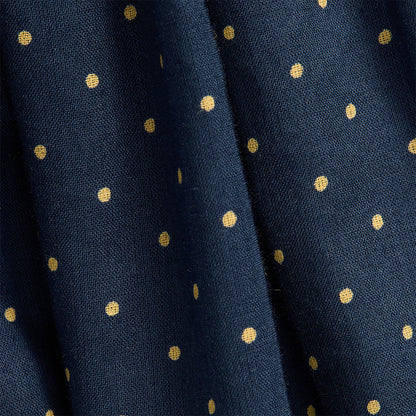 RRL by Ralph Lauren Womens Polka-Dot-Print Cotton Voile Dress Dark Indigo - The Sporting Lodge