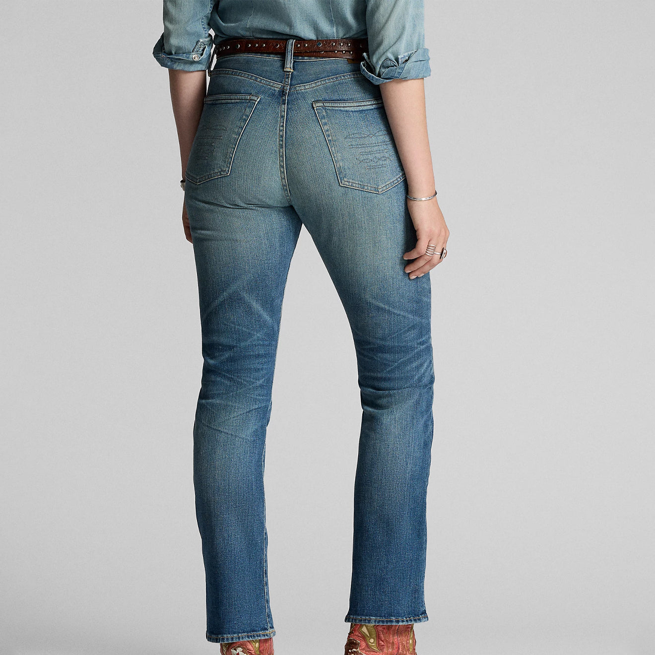 RRL by Ralph Lauren Womens Vintage Boot Eastbend Jean Eastbend Wash - The Sporting Lodge
