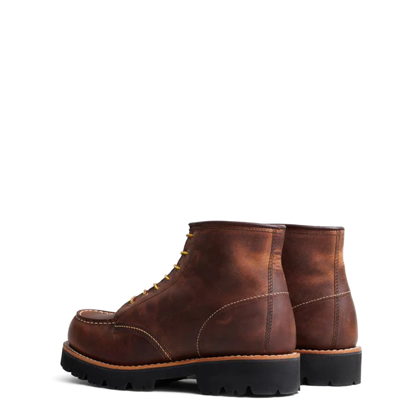 Red Wing Womens 6-Inch Porter Moc Toe Boots Copper Rough & Tough