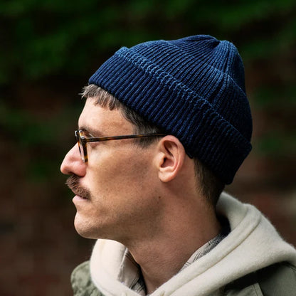 RoToTo Indigo Mil Watch Cap Dark Indigo