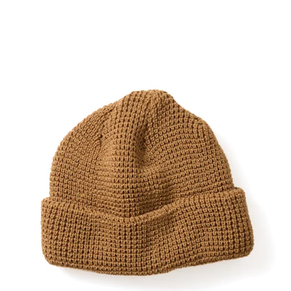 RoToTo Waffle Watch Cap Tan Brown