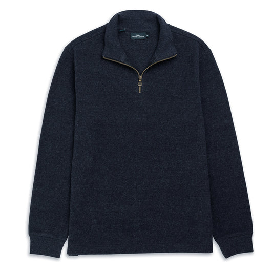 Rodd and Gunn Alton Ave Zip Neck Sweat Eclipse - The Sporting Lodge