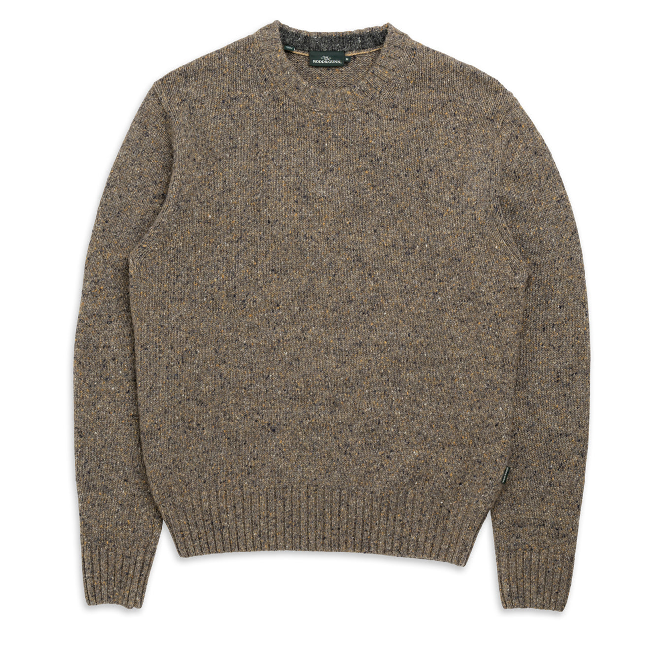 Rodd and Gunn Cox Road Crew Knit Gravel - The Sporting Lodge