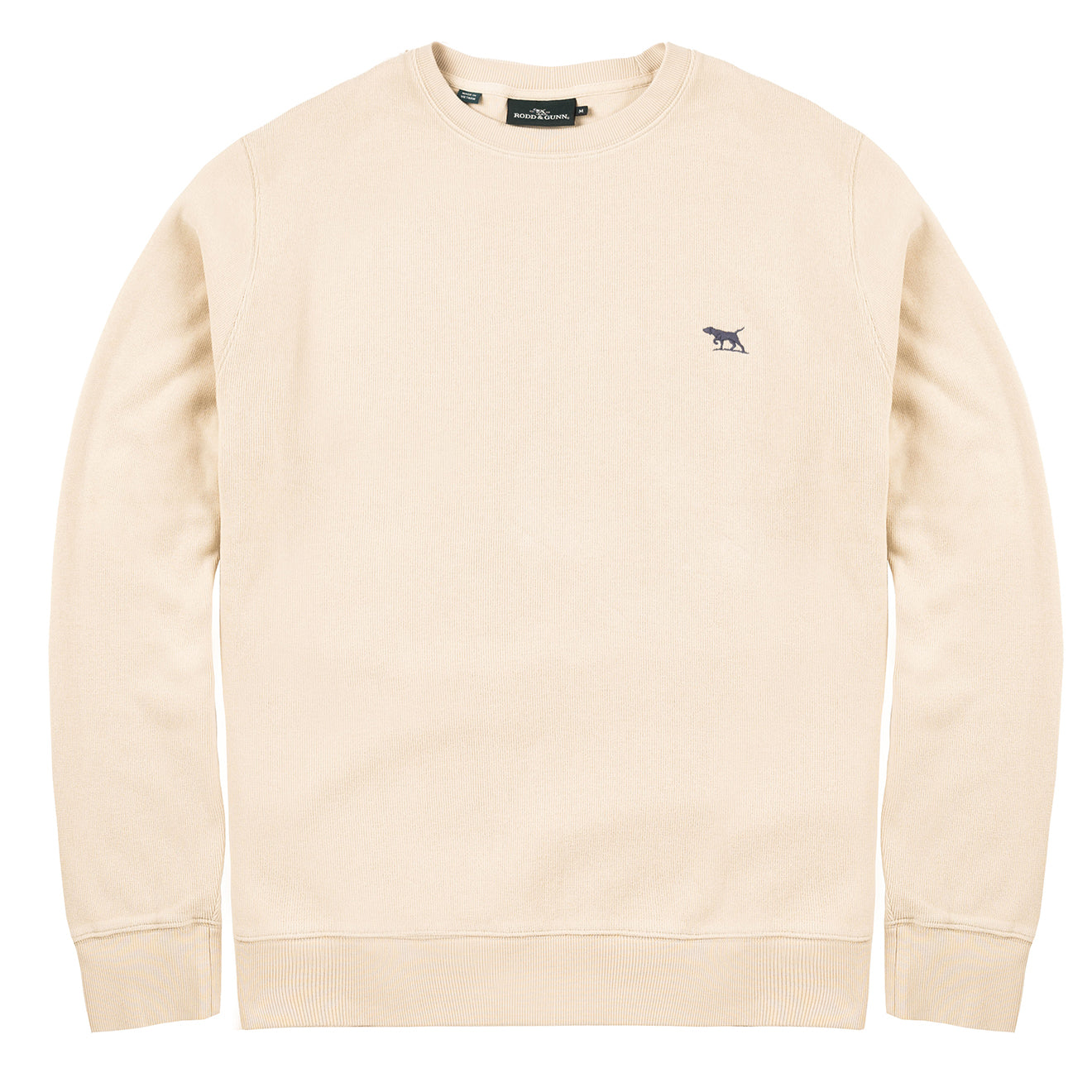 Rodd and Gunn Gunn Crew Neck Sweatshirt Bone - The Sporting Lodge