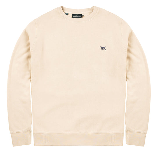 Rodd and Gunn Gunn Crew Neck Sweatshirt Bone - The Sporting Lodge