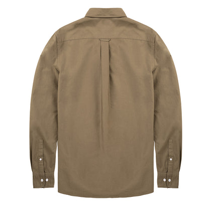 Rodd and Gunn Gunn Oxford PD L/S Shirt Olive - The Sporting Lodge