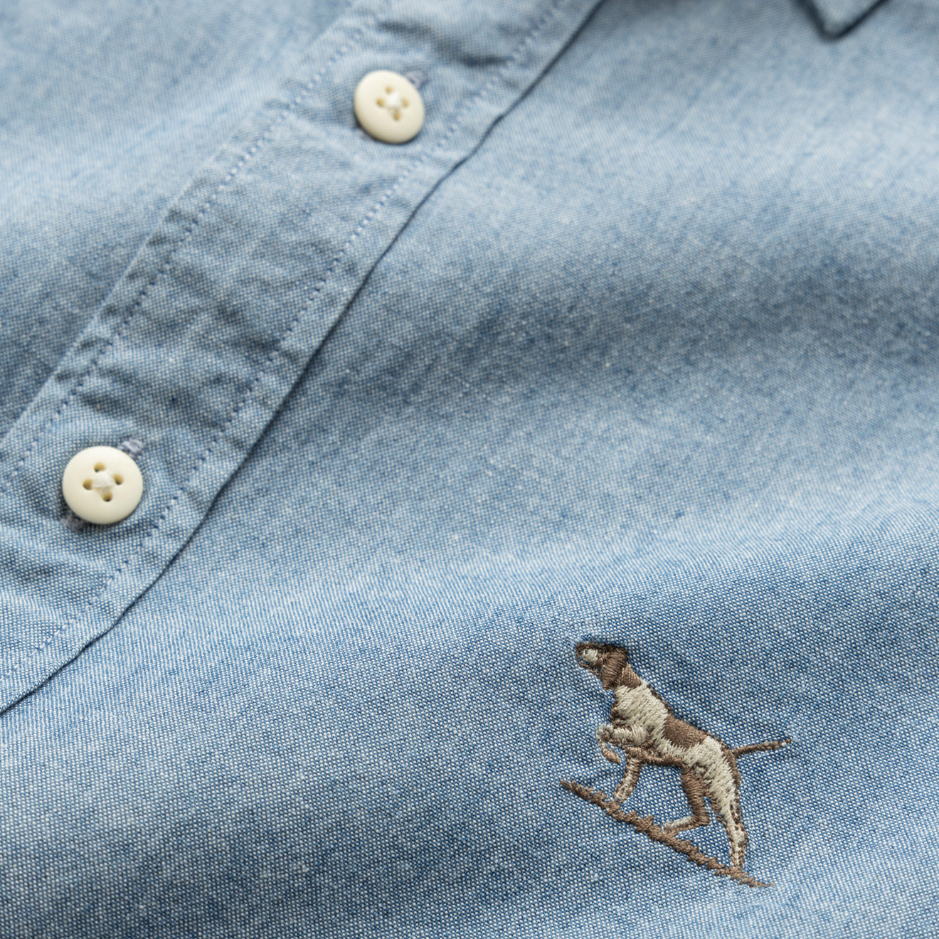 Rodd and Gunn Kirklands L/S Shirt Chambray - The Sporting Lodge