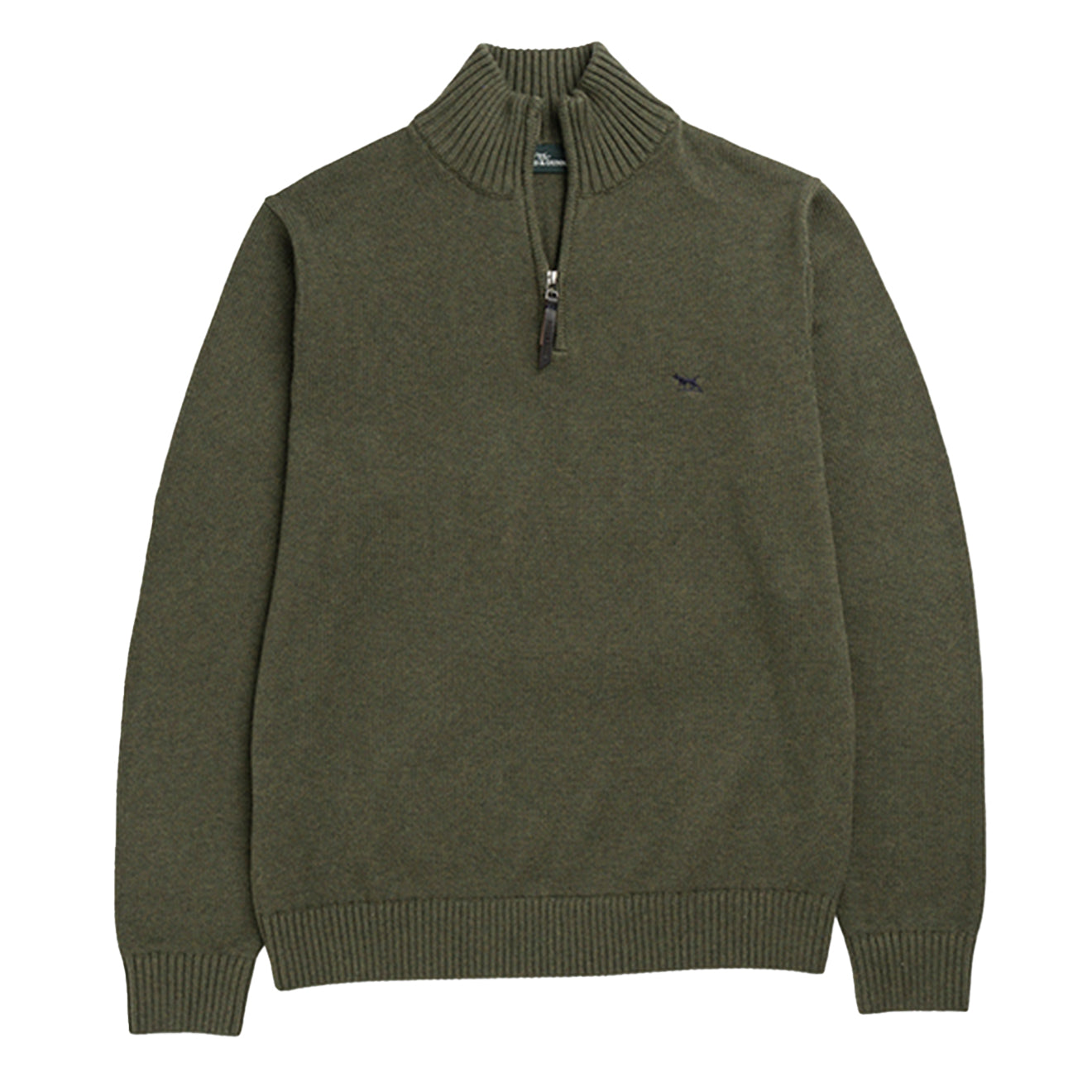 Rodd and Gunn Merrick Bay Zip Neck Sweat Loden - The Sporting Lodge