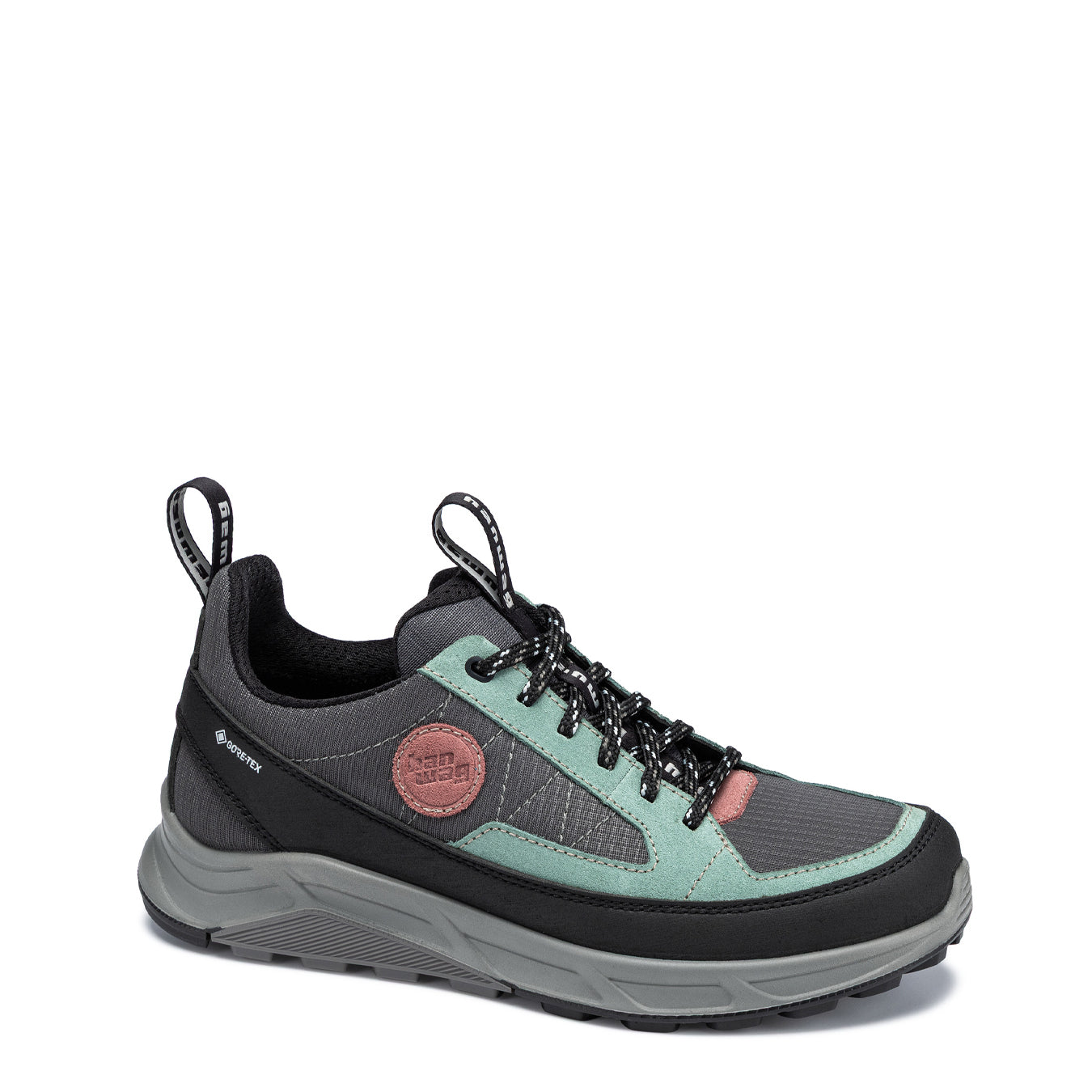 Hanwag Womens Rotpunkt Light Low Gore-Tex Shoe Rose / Mint