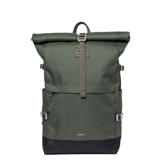 Sandqvist Icon Rolltop Backpack Large Dawn Green
