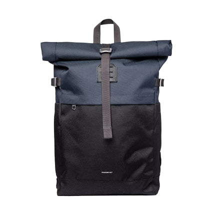Sandqvist Icon Rolltop Backpack Medium Multi Black / Navy