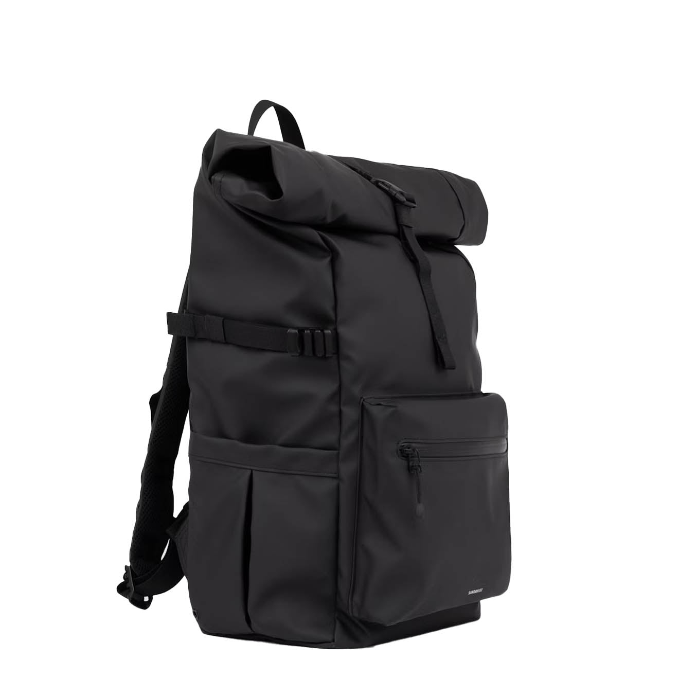 Sandqvist Stream Rolltop Backpack Large Black