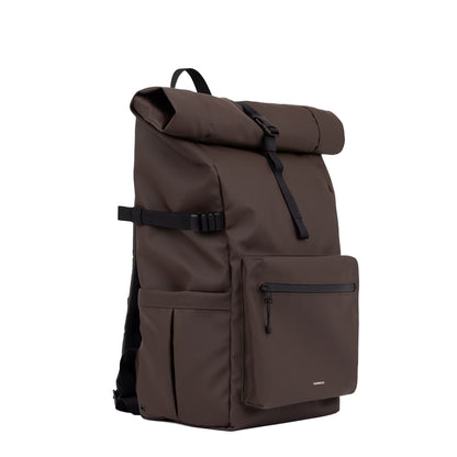 Sandqvist Stream Rolltop Backpack Large Brown