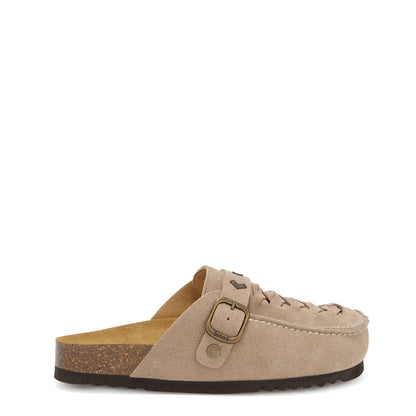 Scholl Womens Dakota Braided Sandals Dark Beige