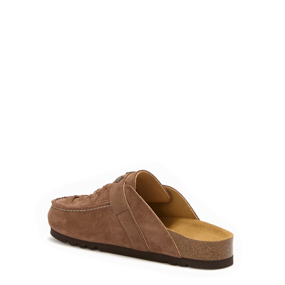 Scholl Womens Dakota Braided Sandals Espresso