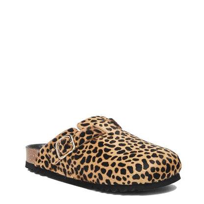 Scholl Womens Fae Clogs Leopard - The Sporting Lodge
