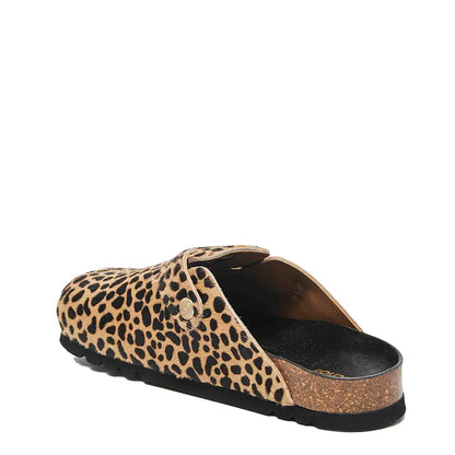 Scholl Womens Fae Clogs Leopard - The Sporting Lodge