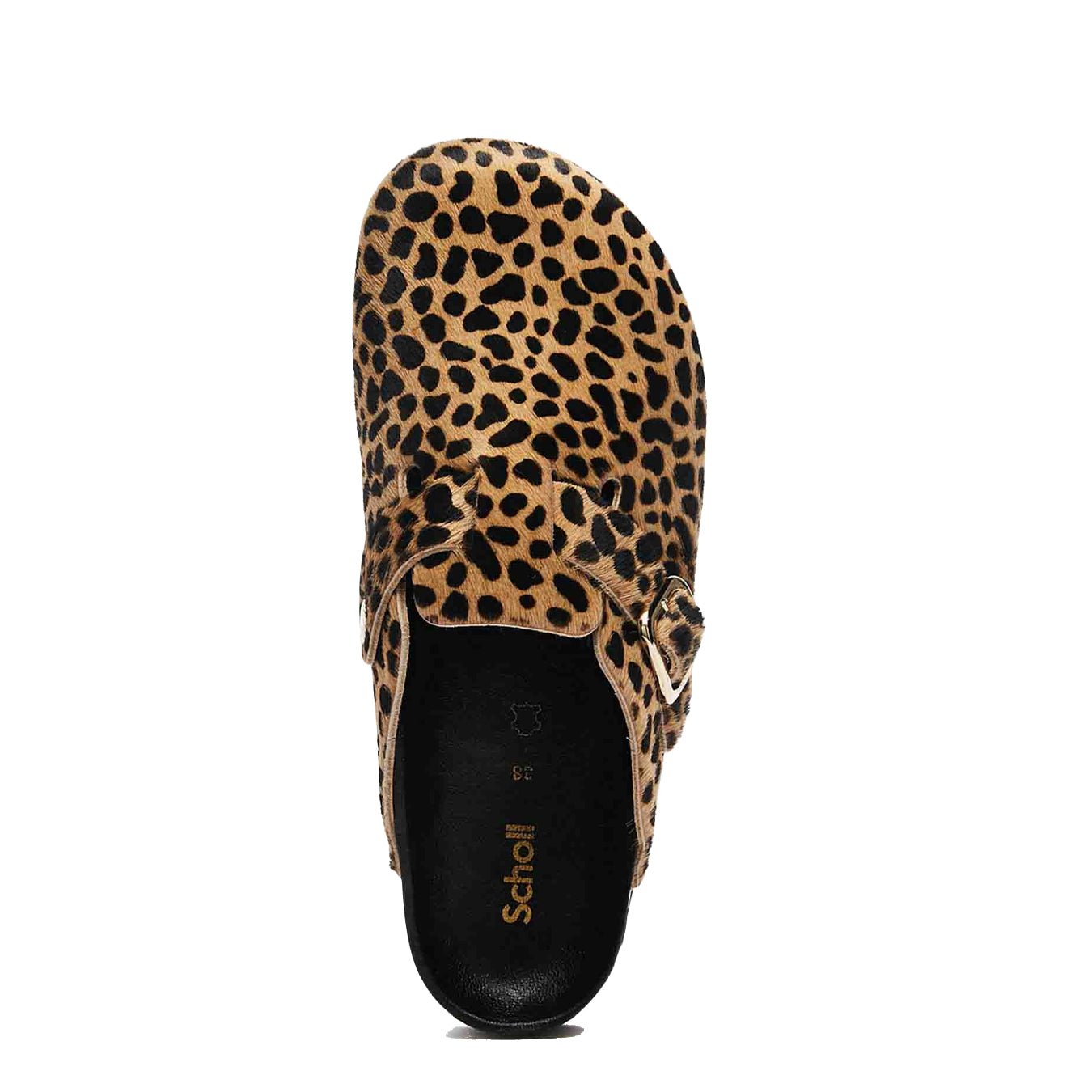 Scholl Womens Fae Clogs Leopard - The Sporting Lodge