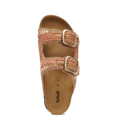 Scholl Womens Noelle Cork Sandals Nude / Light Brown / Cognac - The Sporting Lodge