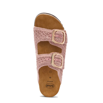 Scholl Womens Noelle Cork Sandals Pink - The Sporting Lodge