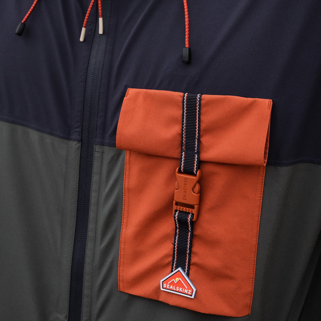 Sealskinz Burlingham Waterproof Packable Jacket Olive